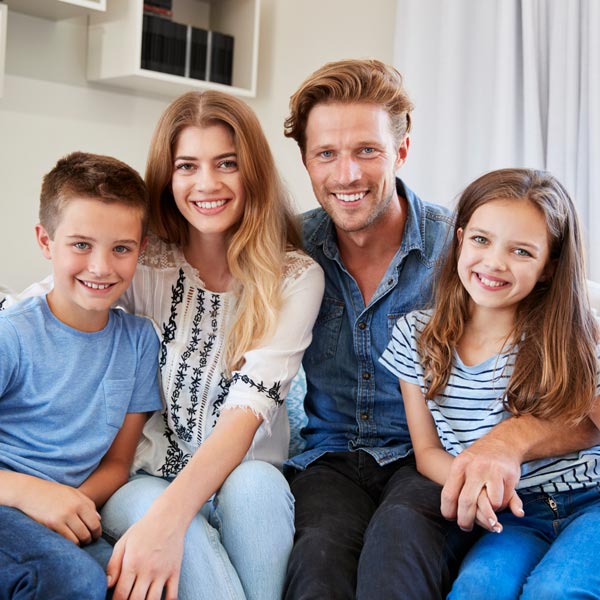 smiling family